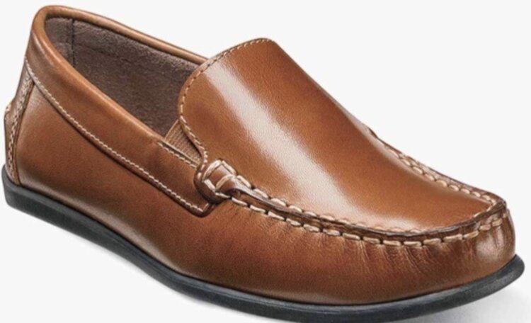 Florsheim Florsheim Boy’s Jasper Venetian Tan Loafer