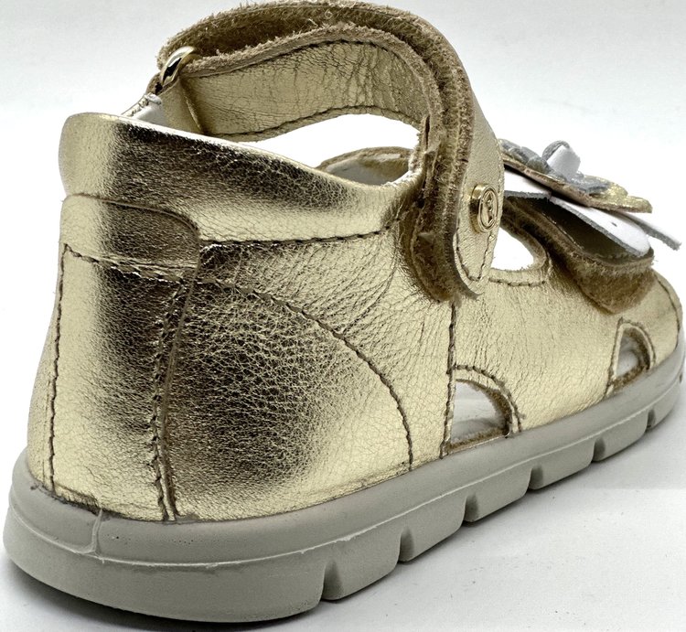 Falcotto Falcotto Toddler Girl's Mirad Platinum Sandal