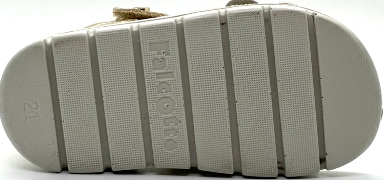 Falcotto Falcotto Toddler Girl's Mirad Platinum Sandal