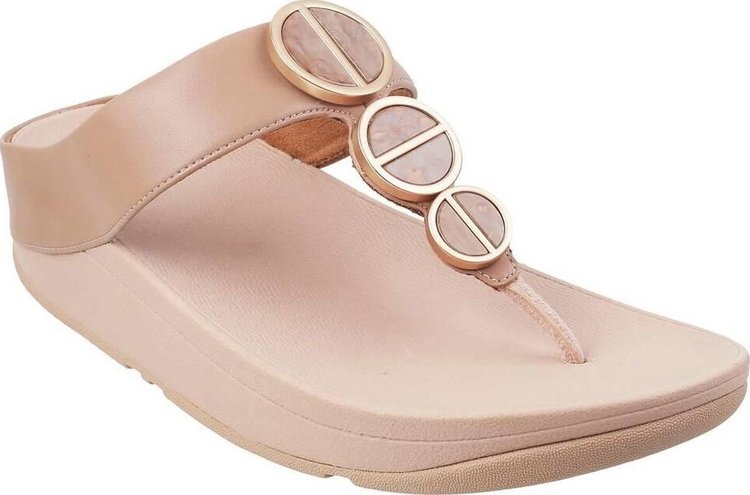 Fitflop Fitflop Women's Halo Met Trim Beige