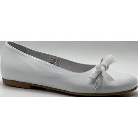 La Nuova California La Nuova California CN502 White Communion Dress Shoe