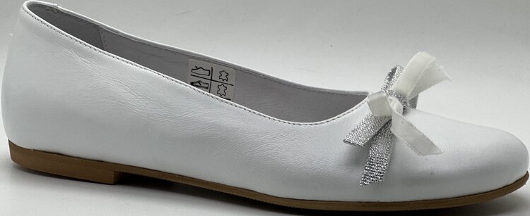 La Nuova California La Nuova California CN502 White Communion Dress Shoe