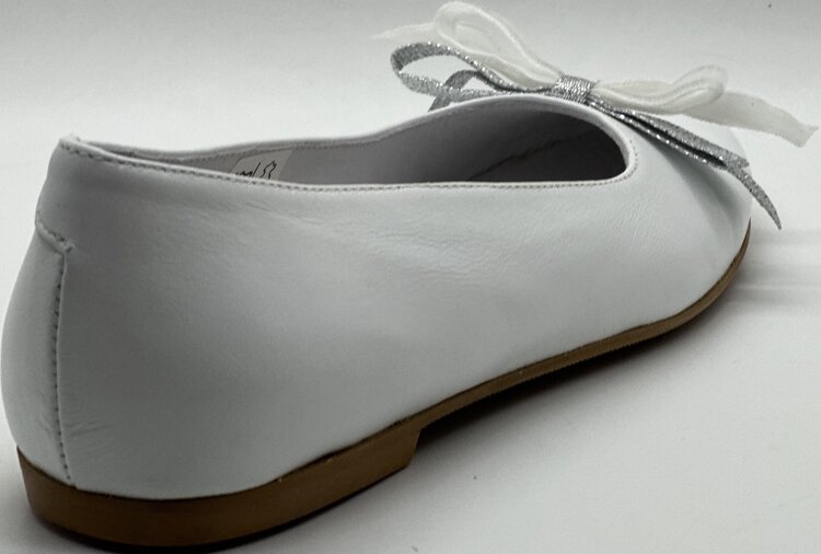 La Nuova California La Nuova California CN502 White Communion Dress Shoe
