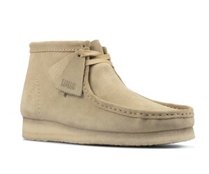 Clarks Men Wallabee Boot Maple Suede - Continental Shoes