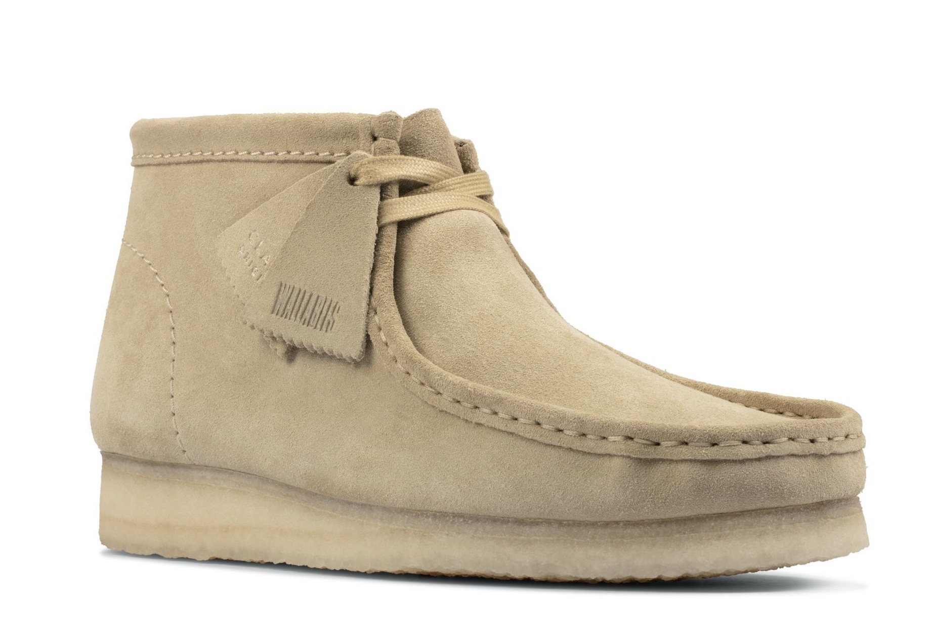 Clarks Men Wallabee Boot Maple Suede - Continental Shoes