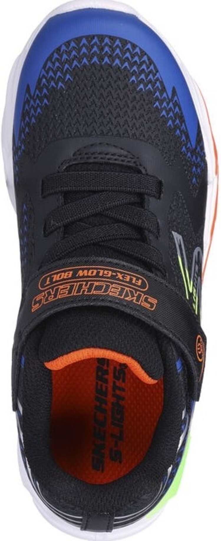 Skechers Skechers Boy's Flex Glow Bolt Black Blue