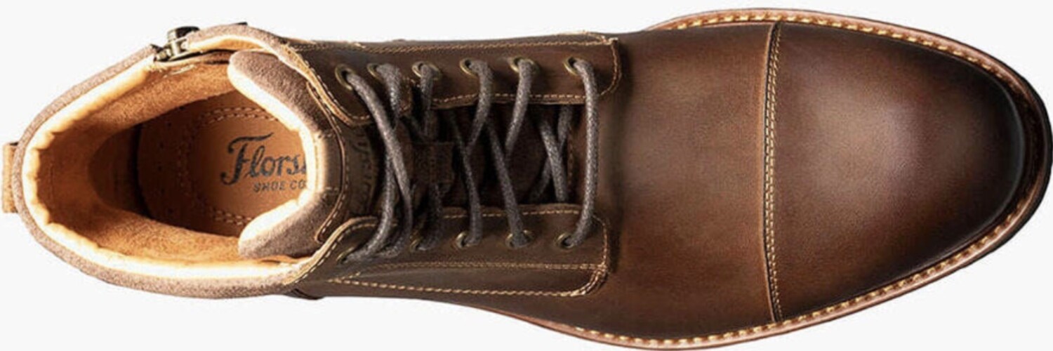 Florsheim Men's Lodge Ct Brown Boot - Continental Shoes Florsheim Men's Lodge Ct Brown Boot - Continental Shoes