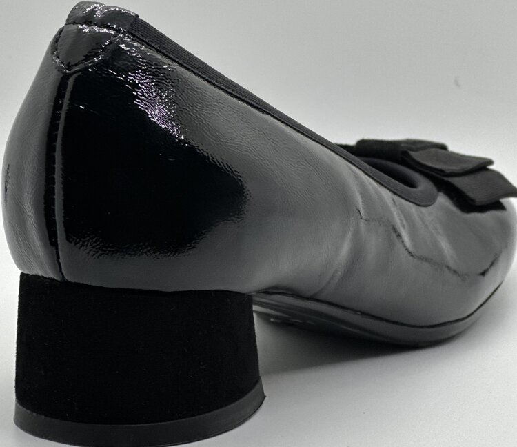 Soffice Sogno Soffice Sogno 22590 Black Patent Leather Pump