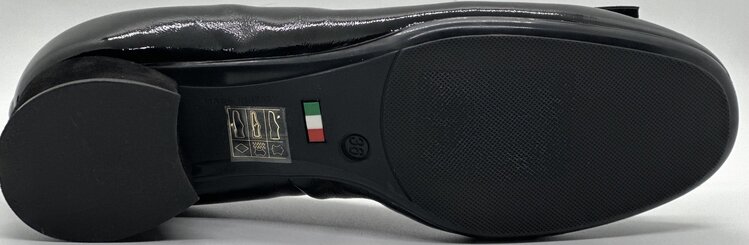 Soffice Sogno Soffice Sogno 22590 Black Patent Leather Pump