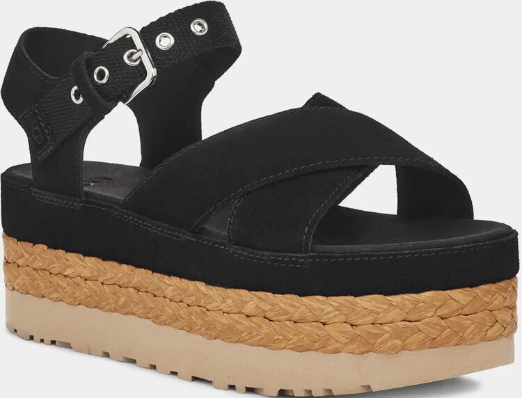 UGG UGG Women's Black Aubrey Ankle Sandal