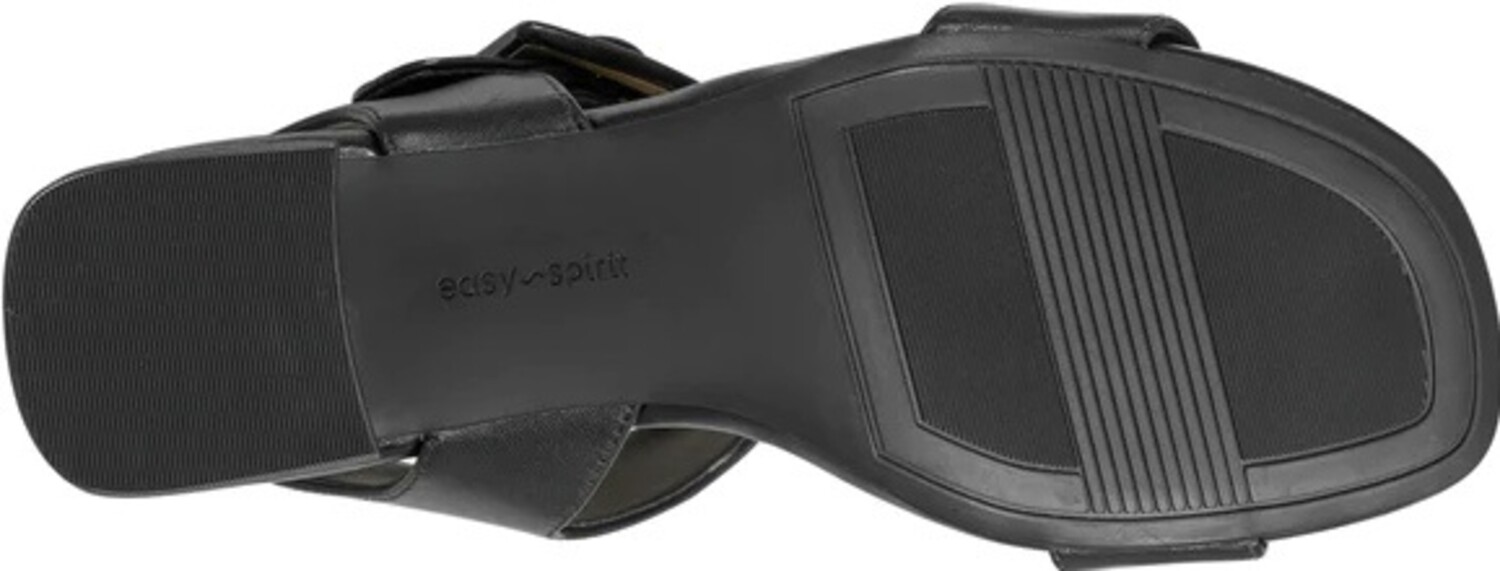 Easy spirit black sandals deals