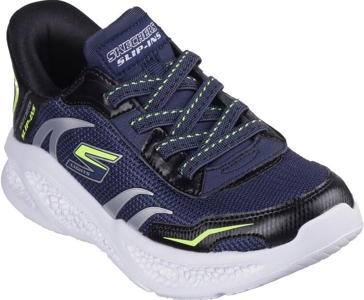 Skechers Skechers Boy's Navy Brisk Beams Sneaker