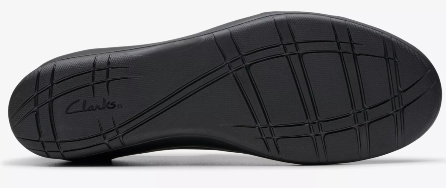 Clark's Women Suttyn Zip black leather - Continental Shoes