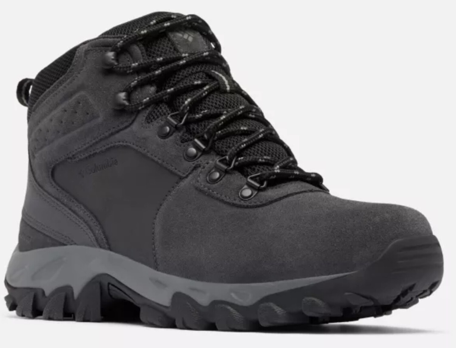 Columbia Newton Ridge Plus II Hiking Boots Mens 9.5 Black Waterproof Leather Columbia Men Newton Ridge Plus II Suede Waterproof Hiking  main image 3