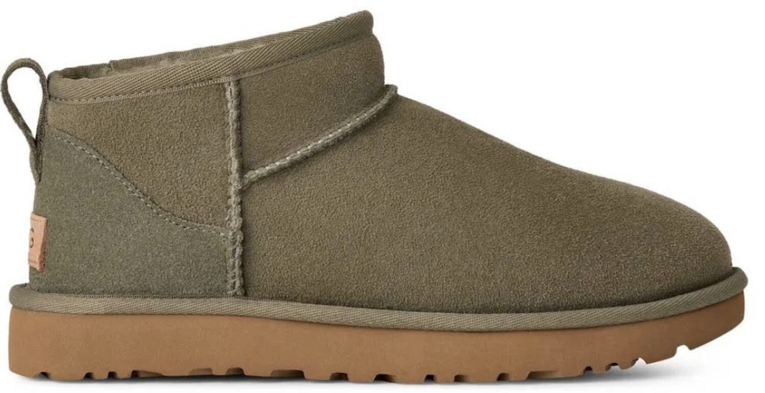 UGG グリーン モカシン　サイズ7 UGG Women's Moss Green Classic Ultra Mini - Continental Shoes