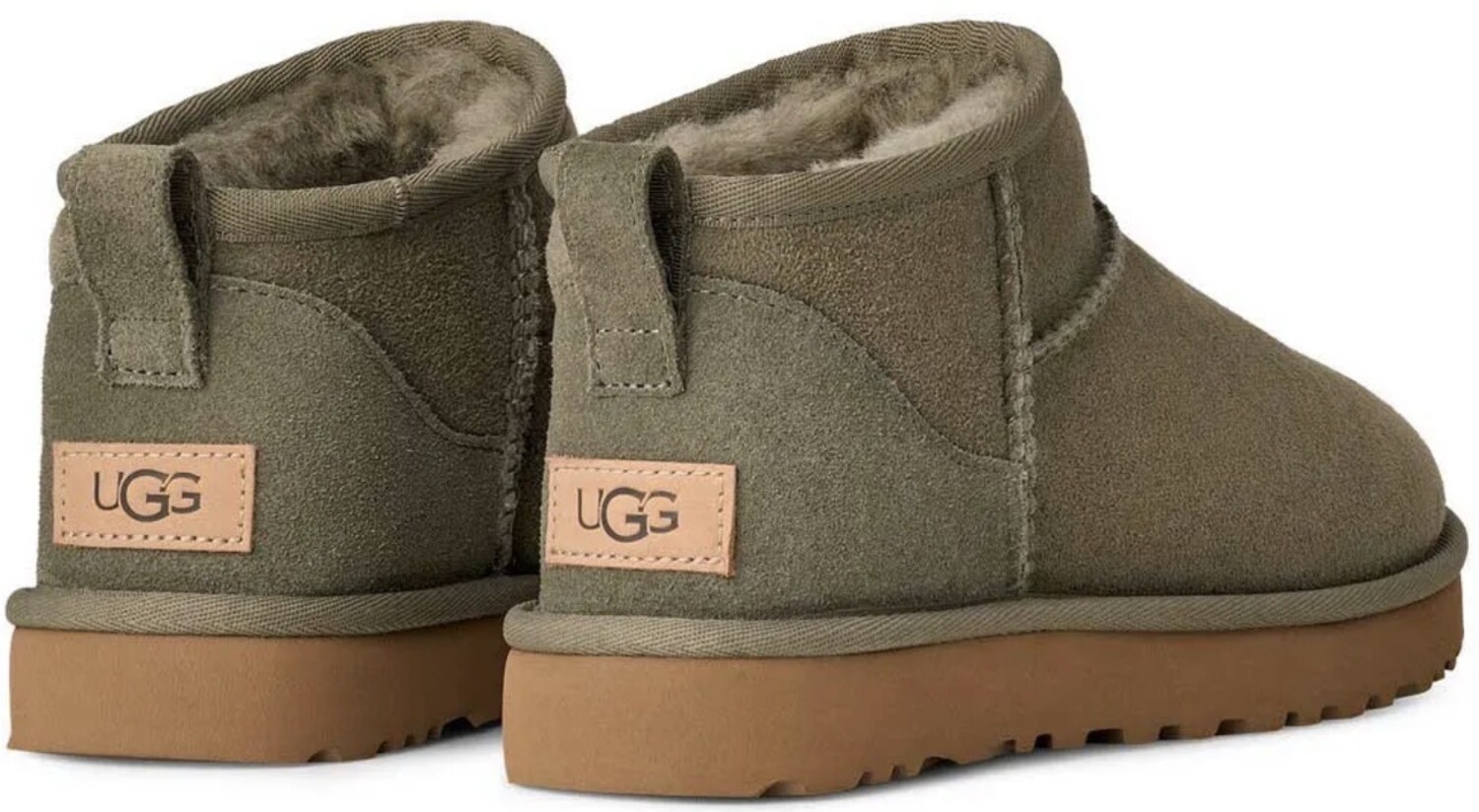 UGG Women's Moss Green Classic Ultra Mini - Continental Shoes