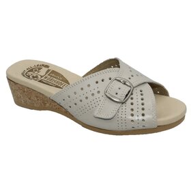 Worishofer Worishofer Women's 251 Bone Cork Slide