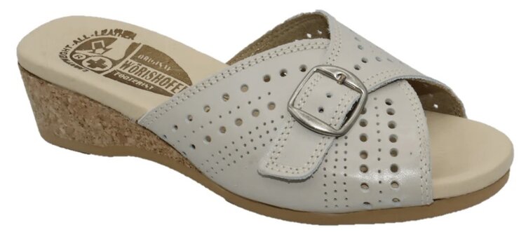 Worishofer Worishofer Women's 251 Bone Cork Slide