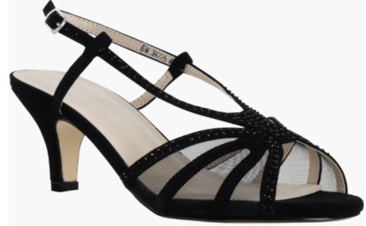 Benjamin Walk Touch Ups Women’s Clara Black Strappy Sandal