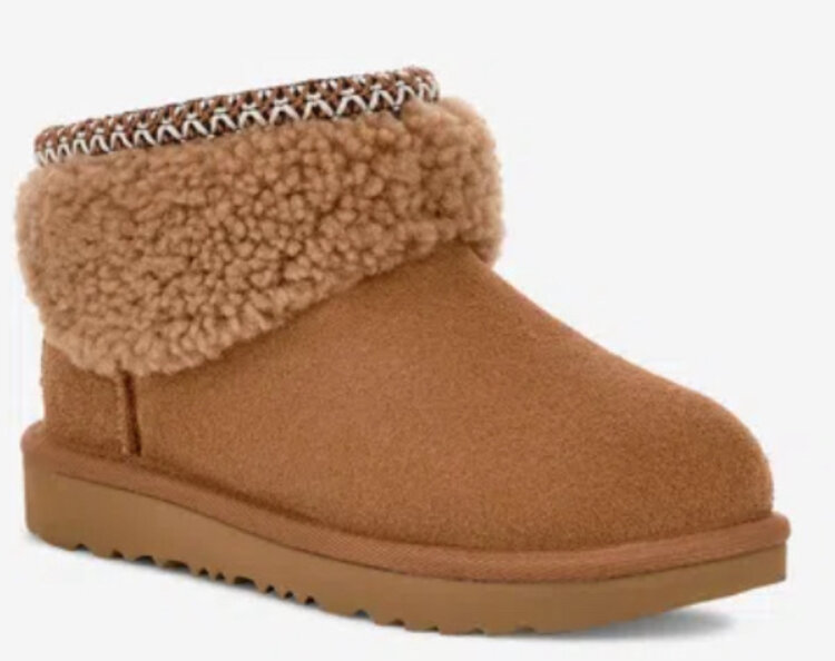UGG UGG Toodler’s Classic Ultra Mini Maxi Curly Chestnut