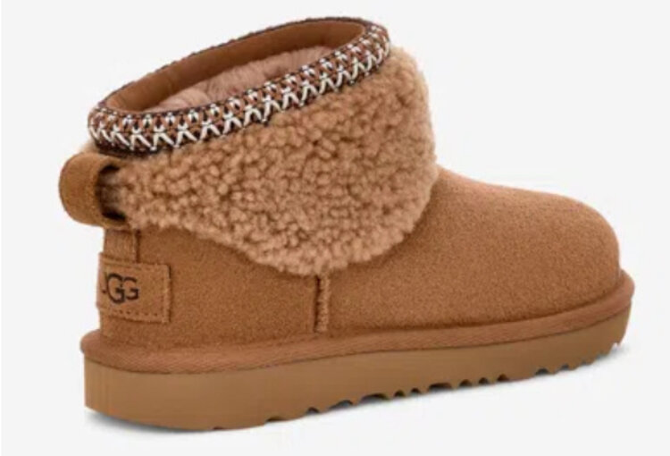 UGG UGG Toodler’s Classic Ultra Mini Maxi Curly Chestnut