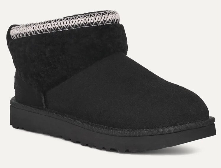 UGG UGG Women’s Classic Ultra Mini Maxi Curly Black
