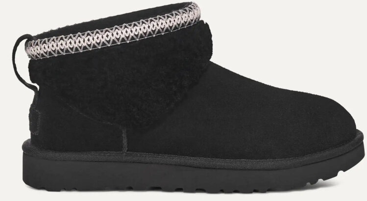 UGG UGG Women’s Classic Ultra Mini Maxi Curly Black