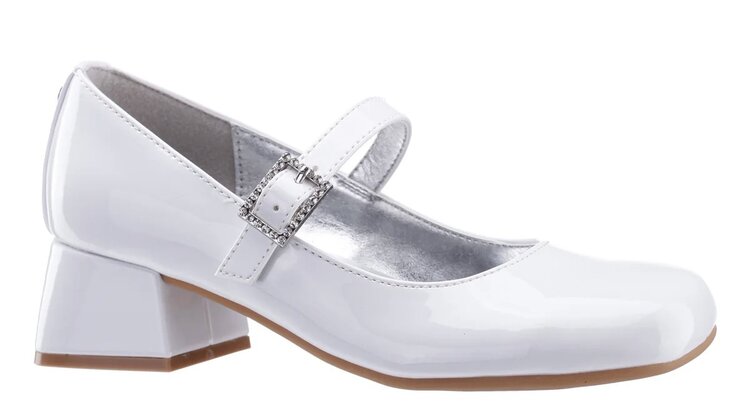 Nina Nina Mila White Patent Mary Jane Dress Shoe