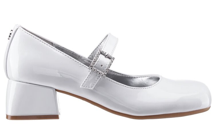 Nina Nina Mila White Patent Mary Jane Dress Shoe