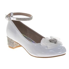 Badgley Mischka Badgley Mischka Girl’s BM98078 White Patent