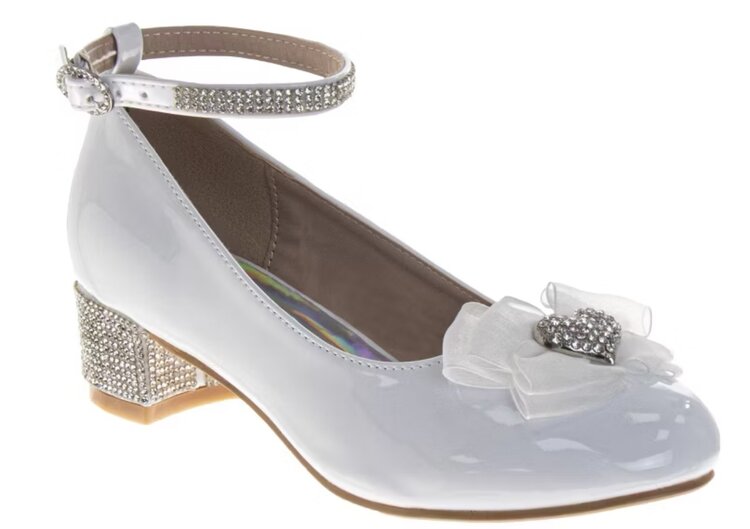 Badgley Mischka Badgley Mischka Girl’s BM98078 White Patent