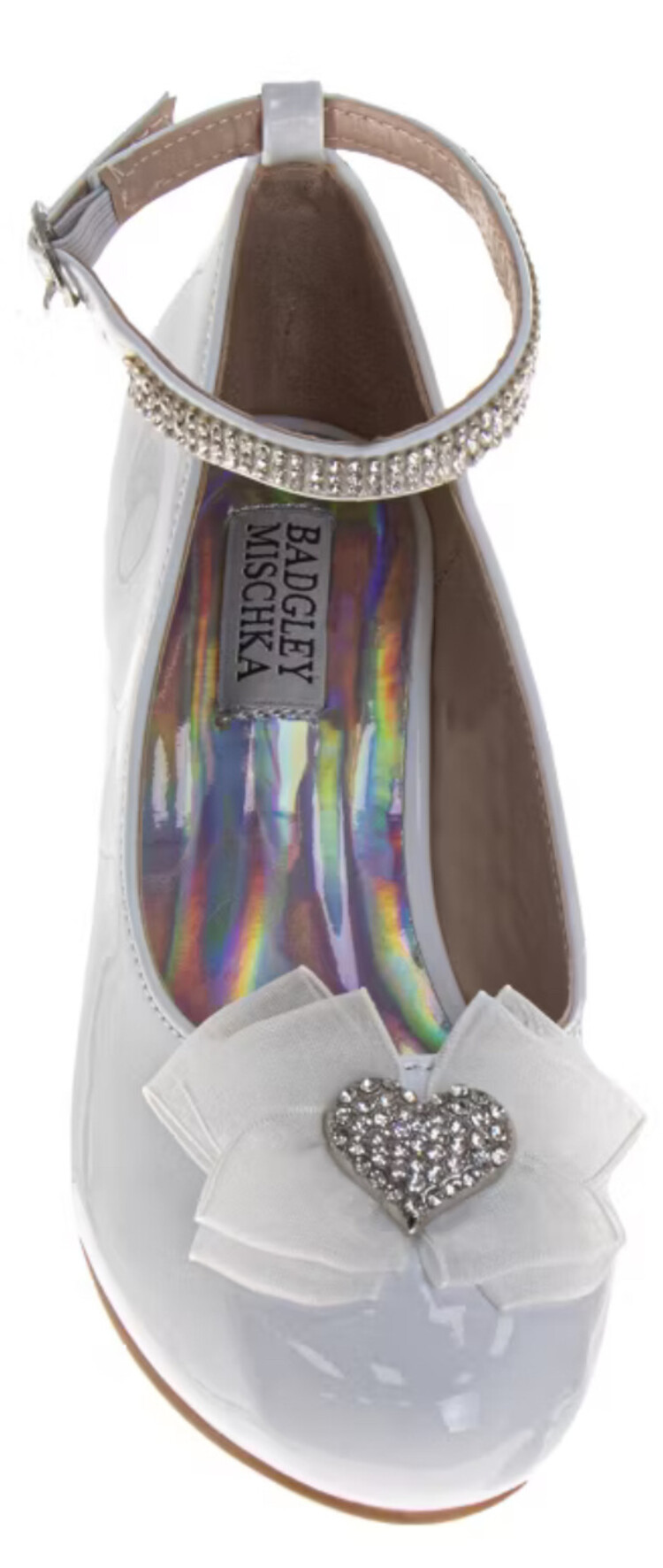 Badgley Mischka Badgley Mischka Girl’s BM98078 White Patent