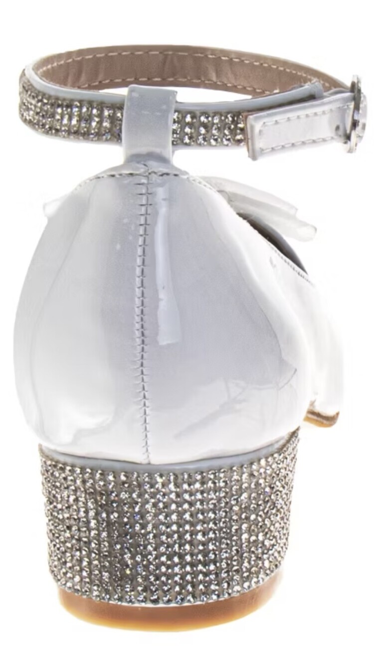 Badgley Mischka Badgley Mischka Girl’s BM98078 White Patent