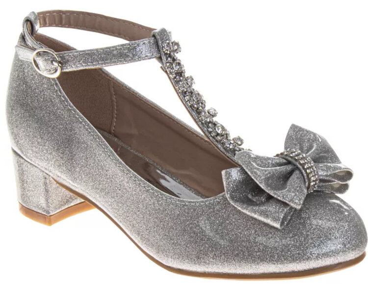 Badgley Mischka Badgley Mischka Girl’s BM96033 Sliver