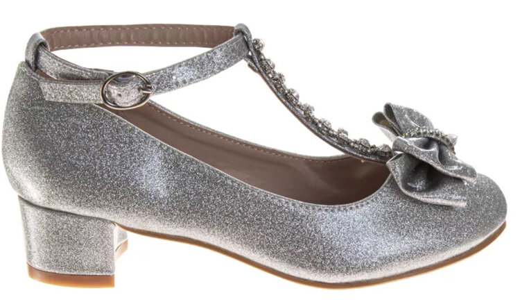 Badgley Mischka Badgley Mischka Girl’s BM96033 Sliver