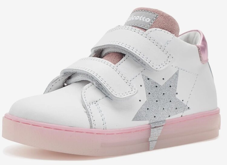 Falcotto Falcotto Toddler Girl's White/Pink Salazar
