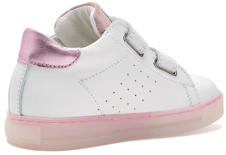 Falcotto Falcotto Toddler Girl's White/Pink Salazar