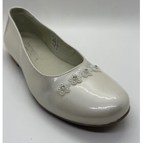 La Nuova California La Nuova California CN502 Girl’s Beige Dress Shoe