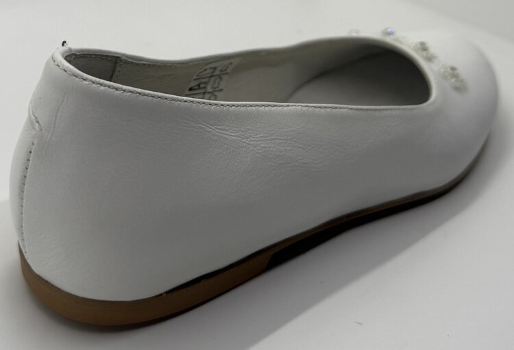 La Nuova California La Nuova California CN502 White Communion Dress Shoe