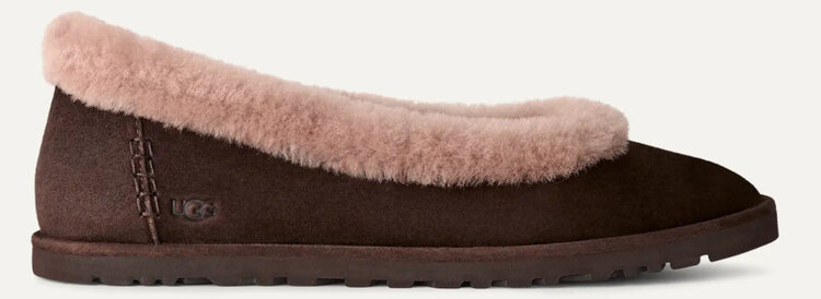 UGG UGG Women’s Dusted Cocoa Zora Ballet Flat