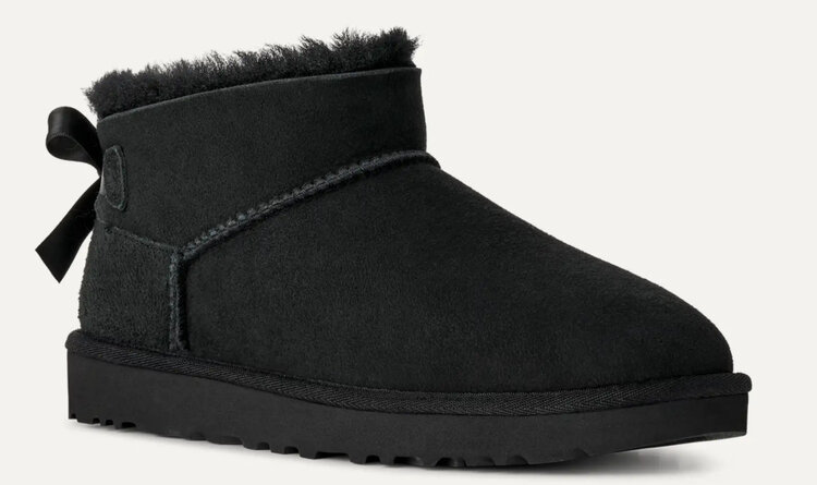 UGG UGG Women’s Ultra Mini Bailey Bow Black