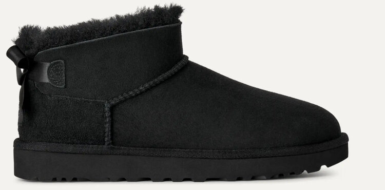 UGG UGG Women’s Ultra Mini Bailey Bow Black