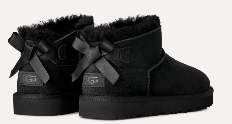 UGG UGG Women’s Ultra Mini Bailey Bow Black