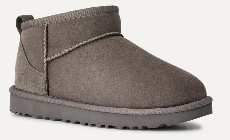 UGG UGG Women's Grey Classic Ultra Mini