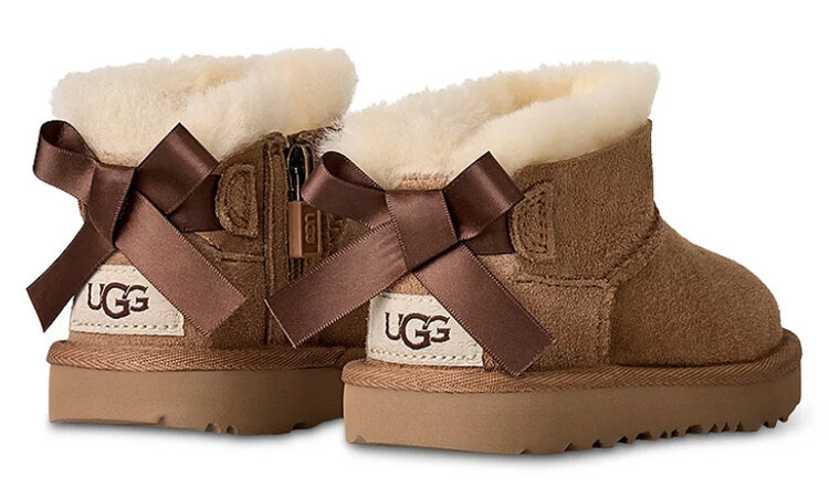 UGG UGG Toddler’s Chestnut Ultra Mini Bailey Bow