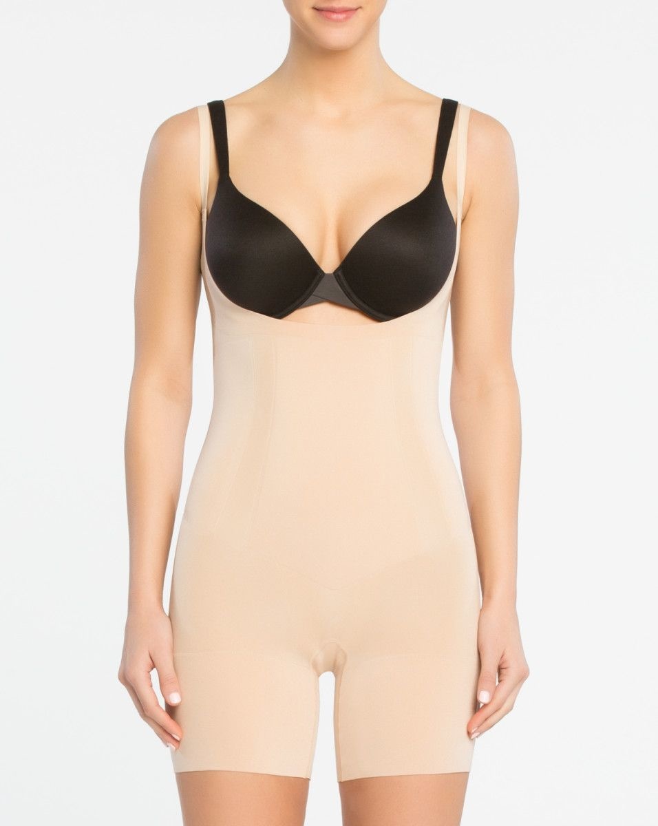 OnCore Open-Bust Mid-Thigh Bodysuit