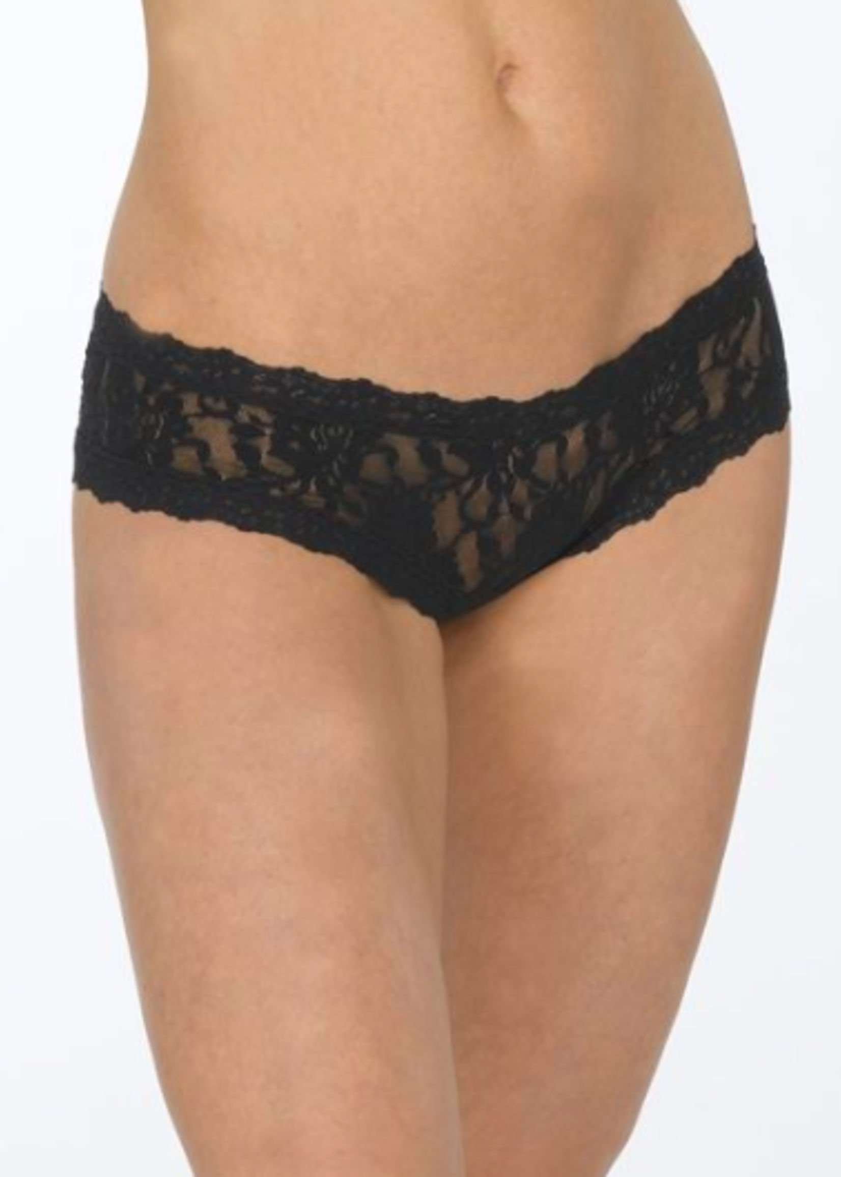 Hanky Panky Signature Lace Crotchless Cheeky Hipster
