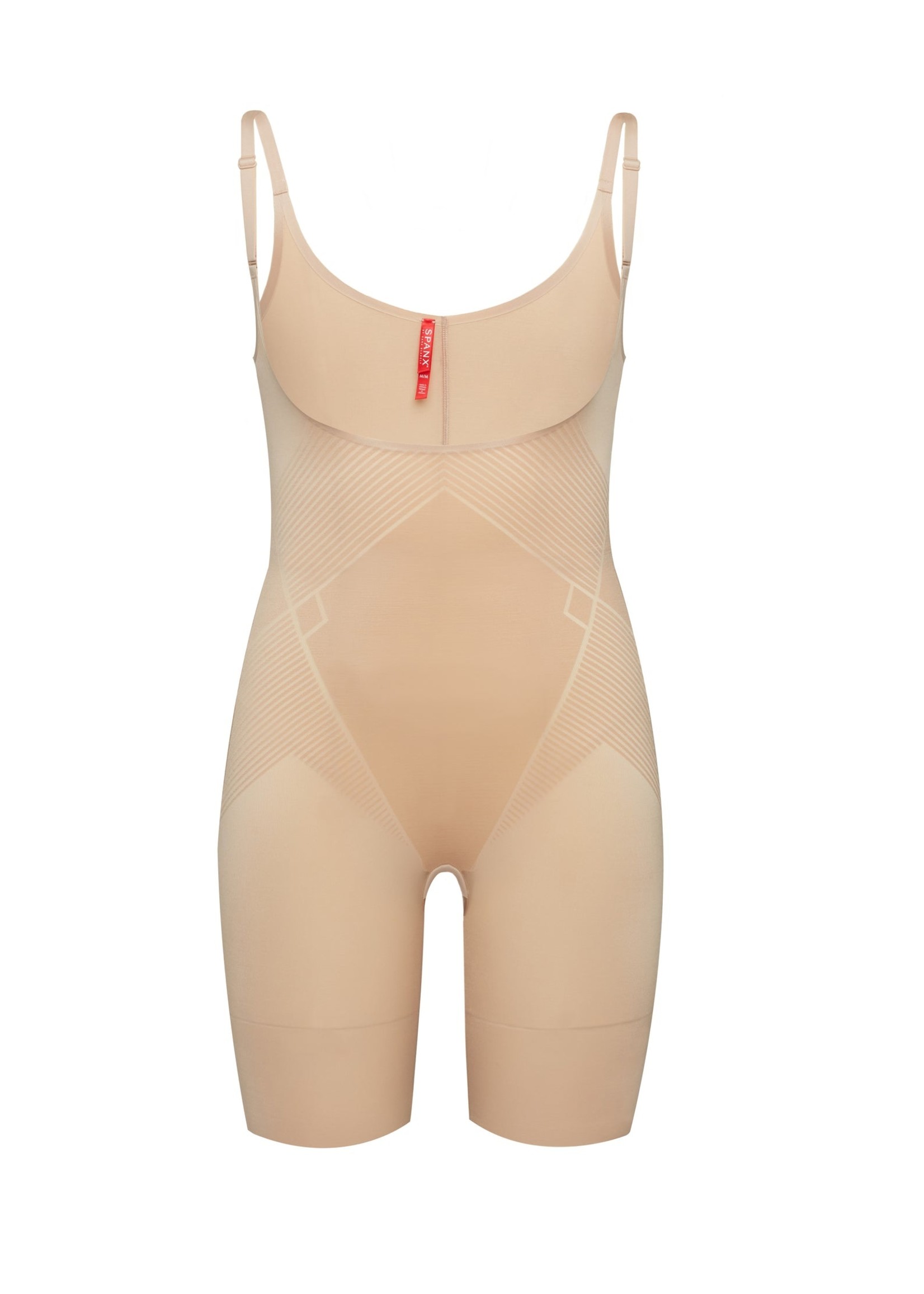 Assets By Spanx Women's Remarkable Results Open-bust Brief Bodysuit - Beige  S : Target