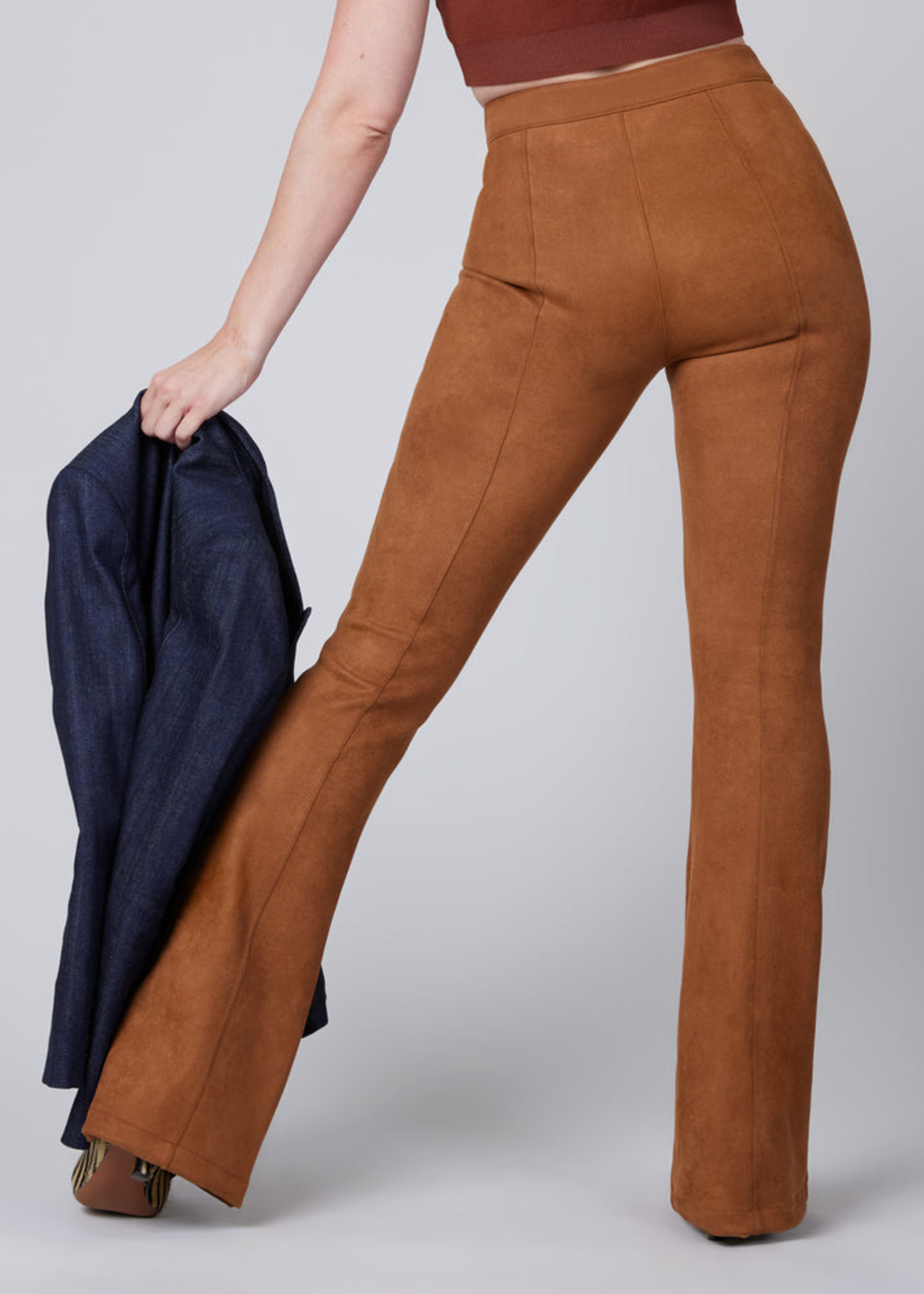 Spanx Faux Suede Flare Pant