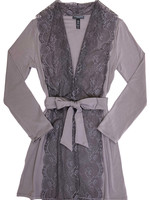 Samantha Chang Home Apparel Lace Front Robe